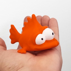 Blinky the three-eyed fish from the simpsons
