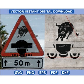 Toro torero Sign...