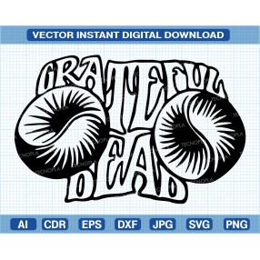 Camiseta Grateful Dead 196 7T-shirt vector download