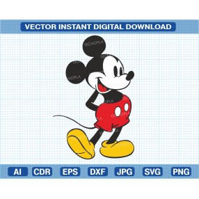 Mickey mouse downloadable vector