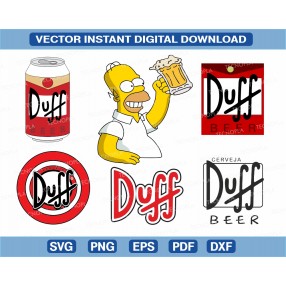 Duff Beer Homer Simpson,...