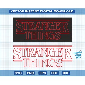 Stranger Things vector svg