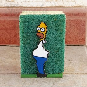 Homer meme escondido Esponja estropajo, bush sponge esponja