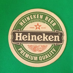 Posavaso Heineken posavasos antiguo cerveza, antiker Bierdeckel antique beer coaster