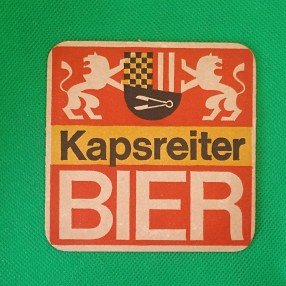 Posavaso Kapsreiter bier posavasos antiguo cerveza, antiker Bierdeckel antique beer coaster