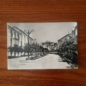 Postal Vélez Málaga, Queipo de Llano, paseo, Postcard, Postkarte, gammelt postkort,old postcard,carte postale