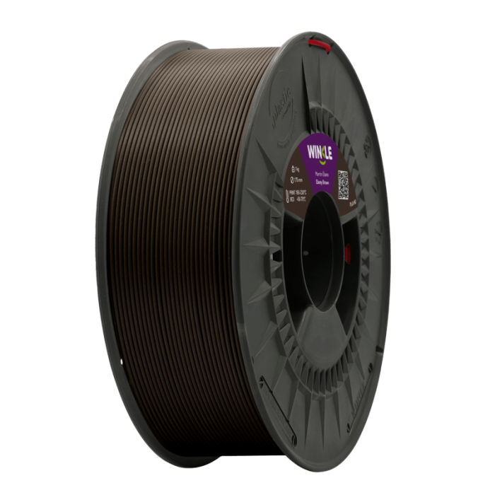 FILAMENTO PLA HD WINKLE 1.75MM MARRÓN ÉBANO