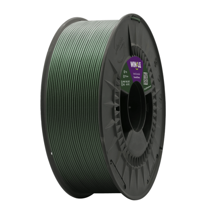 FILAMENTO PLA HD INTERFERENCIA WINKLE 1.75MM VERDE ESMERALDA