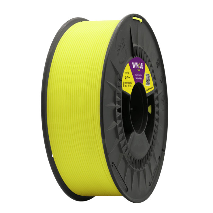 FILAMENTO PLA HD FLUORESCENTE WINKLE 1.75MM AMARILLO ELÉCTRICO