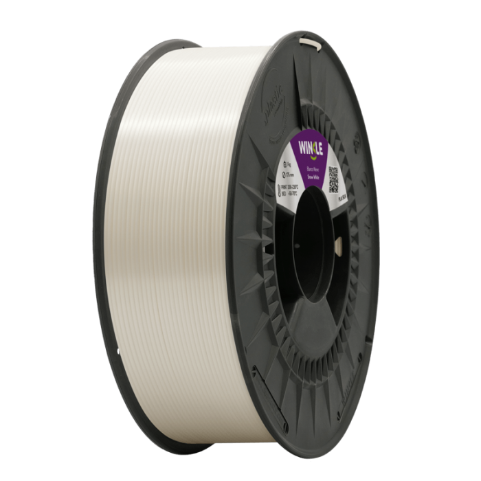 FILAMENTO PLA SILK (SEDA) WINKLE 1.75MM BLANCO NIEVE