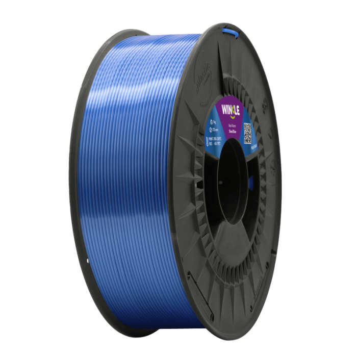 FILAMENTO PLA SILK (SEDA) WINKLE 1.75MM AZUL ACERO