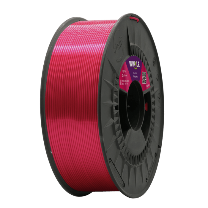 FILAMENTO PLA SILK (SEDA) WINKLE 1.75MM ROSA RUBÍ