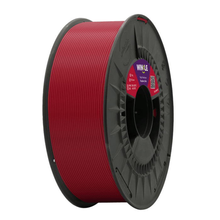 FILAMENTO PLA MATE WINKLE 1.75MM ROJO FRAMBUESA