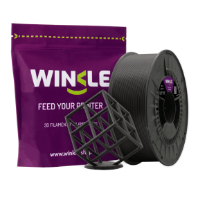 FILAMENTO PETG FIBRA DE CARBONO WINKLE 1.75MM NEGRO CARBON 1KG