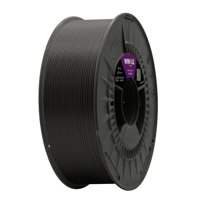 FILAMENTO PETG FIBRA DE CARBONO WINKLE NEGRO CARBON 1KG