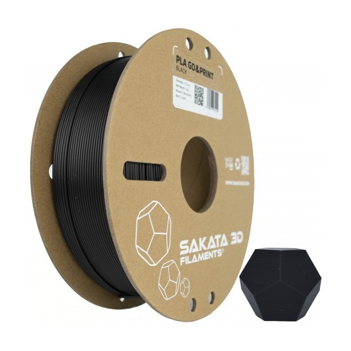 PLA GO&PRINT NEGRO 1 Kg 1.75 mm
