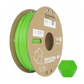 Filamento PLA HS (HIGH SPEED) VERDE 1.75 mm 1000 g SAKATA
