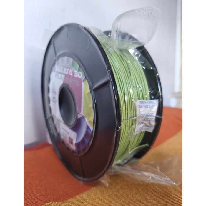 Filamento RE-FLEX 85A 1.75mm 1Kg Verde Sakata 3D